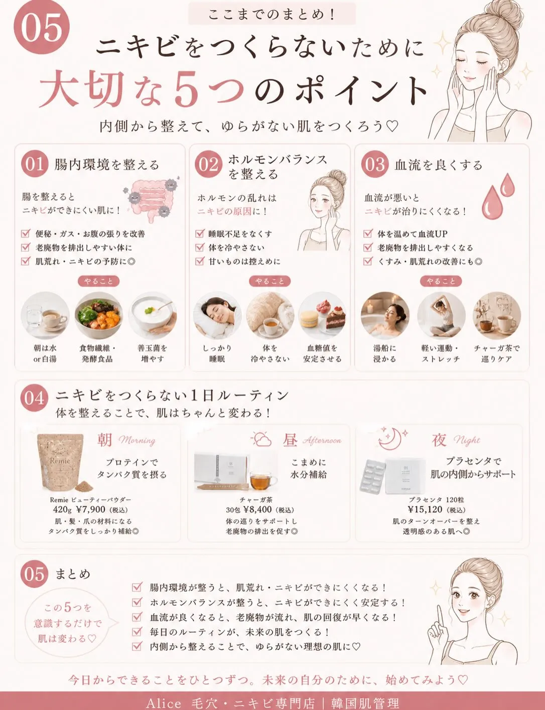 ニキビ、ちゃんとケアしてるのに治らない人へ👇